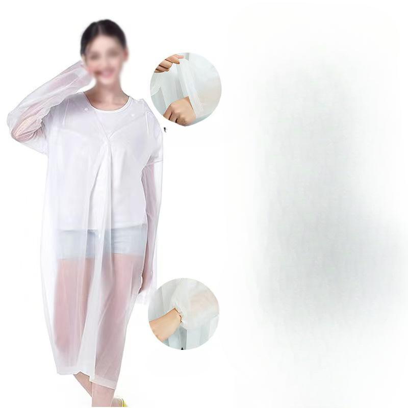 

Неодноразовый дождевик Портативный непромокаемый цельный дождевик для взрослых для путешествий 100g