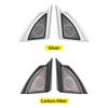 For Toyota Highlander XU70 Kluger Hybrid     2024 ABS Car A Pillar Triangle Audio Stereo Speaker Bezel Cover