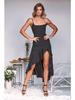 Summer Sexy Ruffle Irregular Backless Women's Suspender Dress