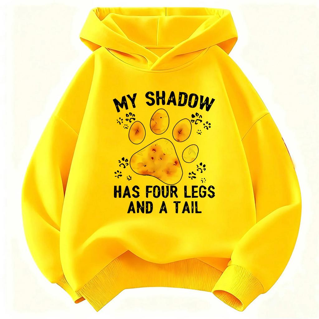 Cute Cat Claw Children's Hooded Sports Shirt Cute Harajuku Boys and Girls Autumn and Winter Casual Warm Top