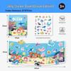 Kids' Educational Bubble Sticker Book: Animals, Dinosaurs & Transportation