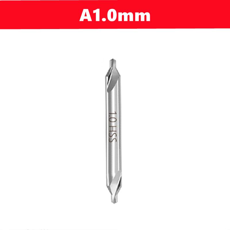 

10 шт. A1мм-A6.3мм/172/60 ° быстрорежущая сталь центровочное сверло металлообрабатывающий центровочный зенкер позиционирование ЧПУ механический токарный станок 10pcs
