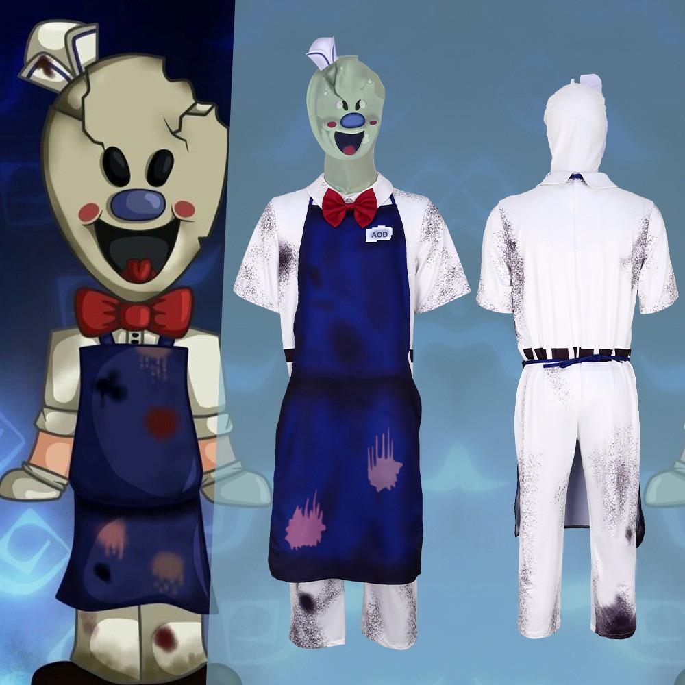 Bâtonnet de Glace d'Halloween Déguisement Cosplay Pour Jeunes Unisexe Tenue de Spectacle sur Scène