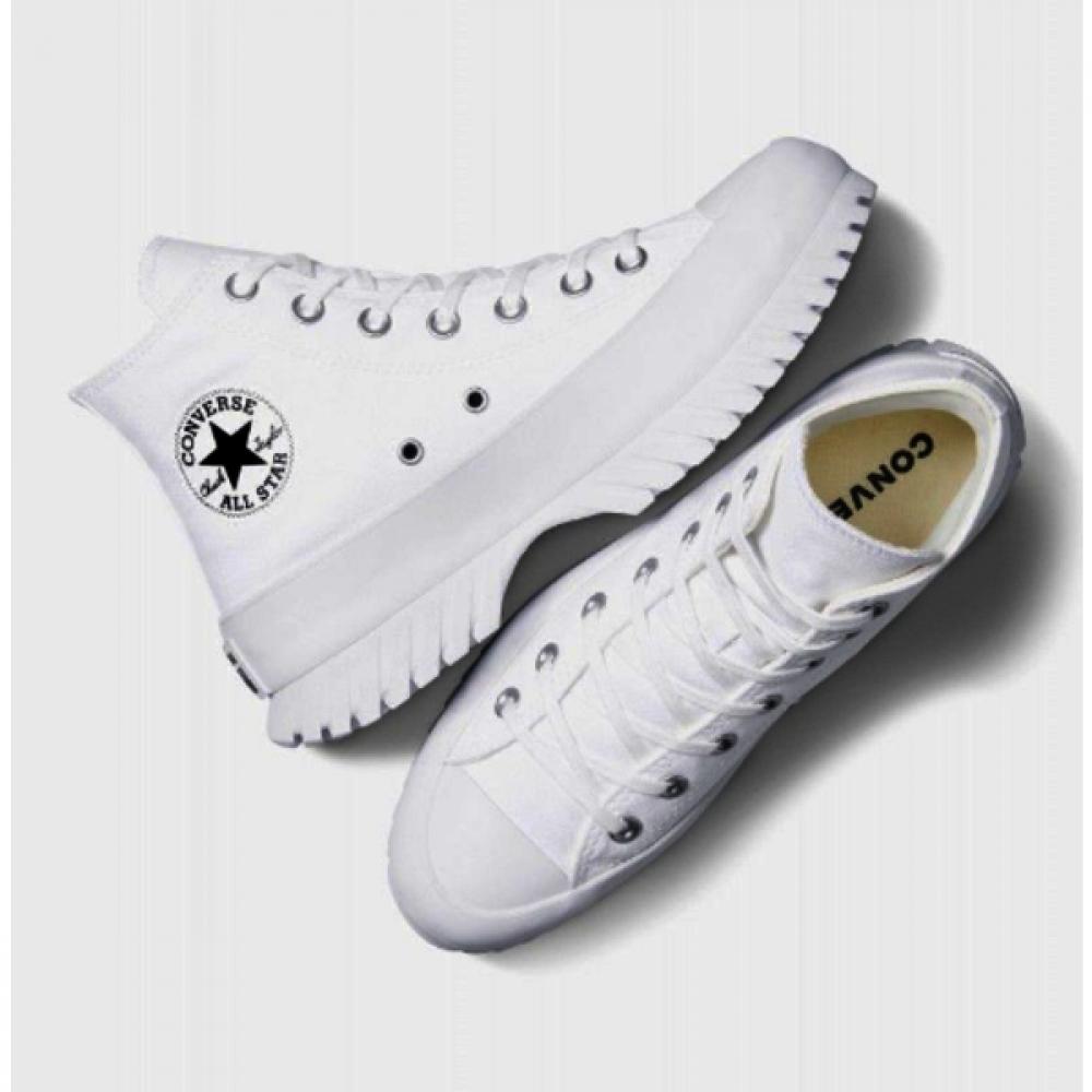 Converse Rugged High Top Canvas Sneakers White A00870c