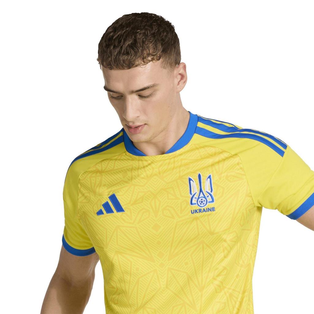 adidas Mens World Cup 2026 Ukrainian Football Federation Home Shirt