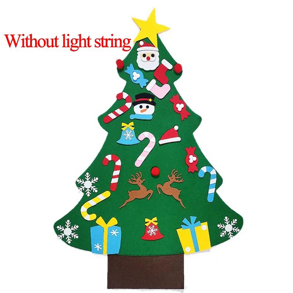 

Diy Felt Christmas Tree Christmas Decoration For Home Navidad New Year Christmas Ornaments Santa Christmas Children s Gift 1PC