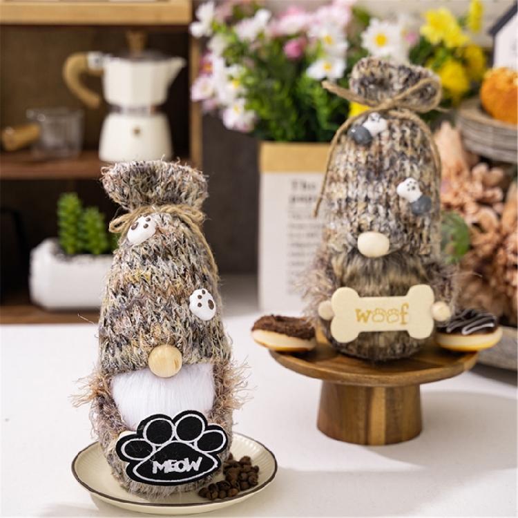 Puppie Gnome Plush Farmhouses Decorations Dog Swedish Tomte Gnome Plush Decors