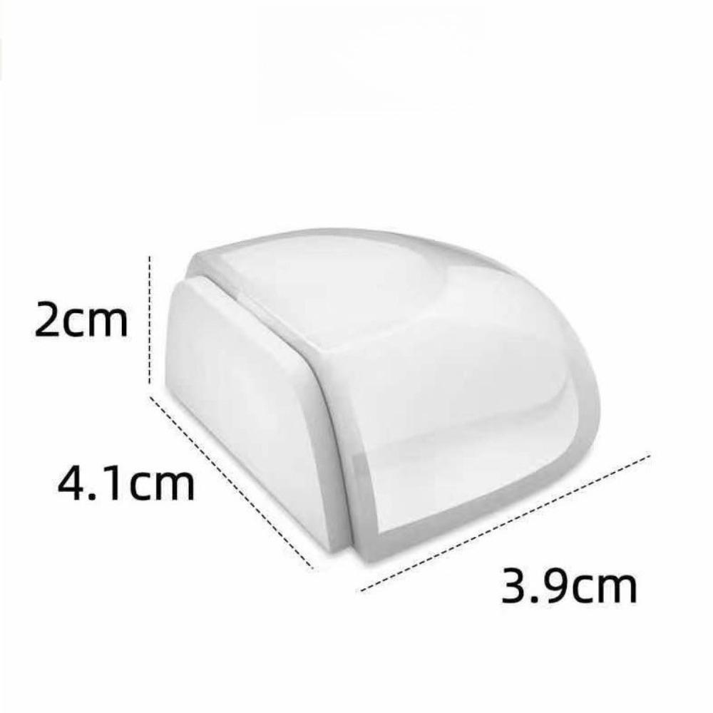 

1PC SilentGuard Transparent Door Stop Self Adhesive TPU Plastic Non Slip No Drill Anti Collision Bumper for Home Office