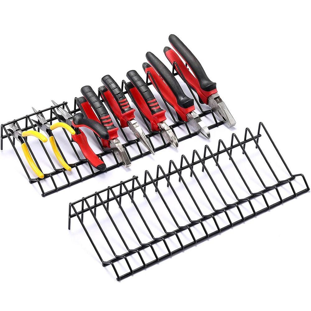 Space Saving Hand Tool Display Rack 15 Slots Pliers Storage Rack  Fits Most Tool