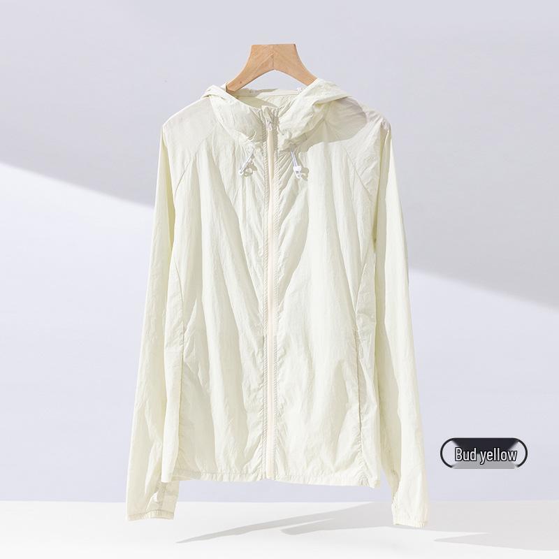 Lightweight Unisex Ice Silk Sun Protection Hooded Jacket - Breathable, Comfortable for Outdoor Wear