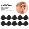 10pcs Hearing Amplifier Ear Plugs Flexible Horn Shaped Silicone Hearing Amplifier Eartip