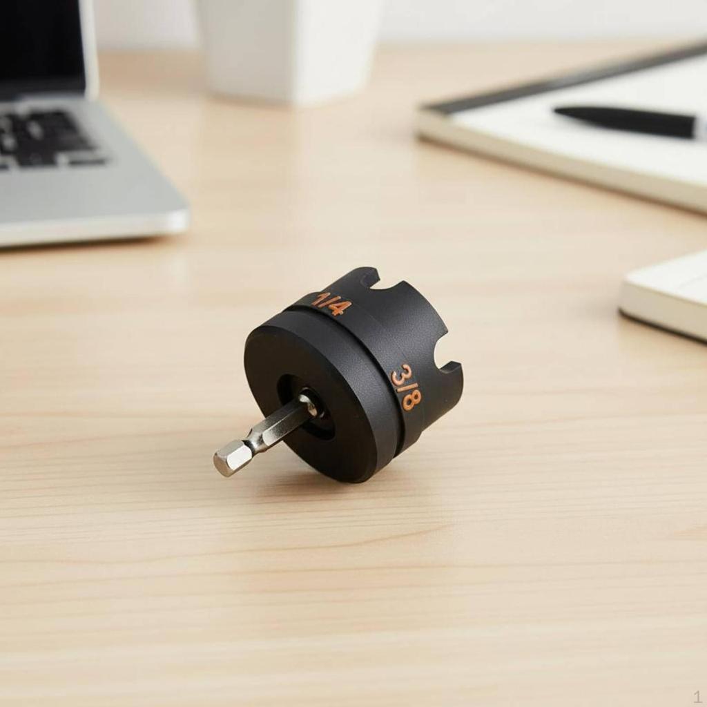 Nut Zipper Attachment Multi-Diameter Hex Shank Runner Impact-Resistant