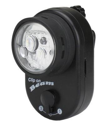 Asahi Denki Kasei Smile Kinder Fahrradlicht 3LED Frontkorb Clip Licht Schwarz AKU-4304