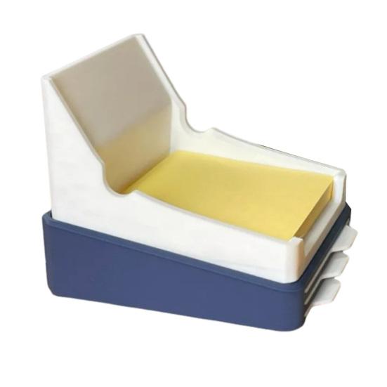 Yousheng Sticky Note Holder with Stencil 3x3 Memo Pad Dispenser with Line Drawing Templates Reusable Note Organizer for To-Do Lists Home Office
