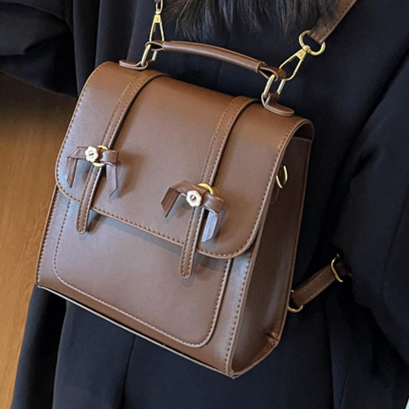 Large-capacity Fashionable Simple and Elegant Backpack Summer Stylish Casual Bag Ladies' Simple Bag