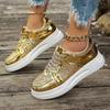 New Fashionable and Casual Plus-size Women's Lace-up Thick-soled Casual Shoes