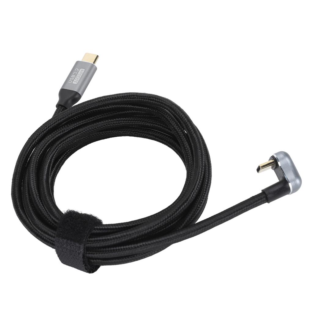 U Shaped Data Cable Type C Male to Male Data Cable USB3.2 Gen2 10Gbps 20V 5A PD100W Fast Charging 4K 60Hz Screen