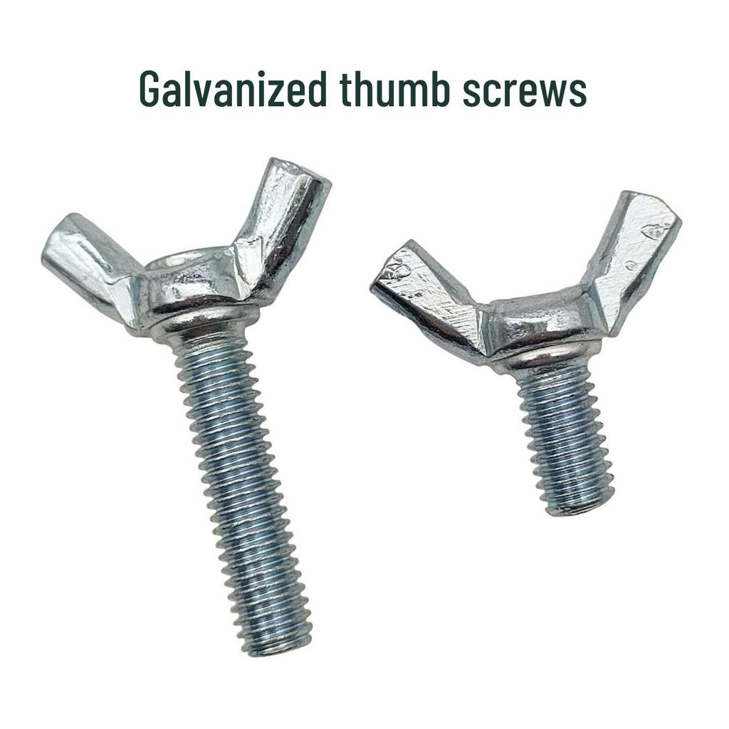 Galvanized Carbon Steel Wing Nut Bolt M4-M12