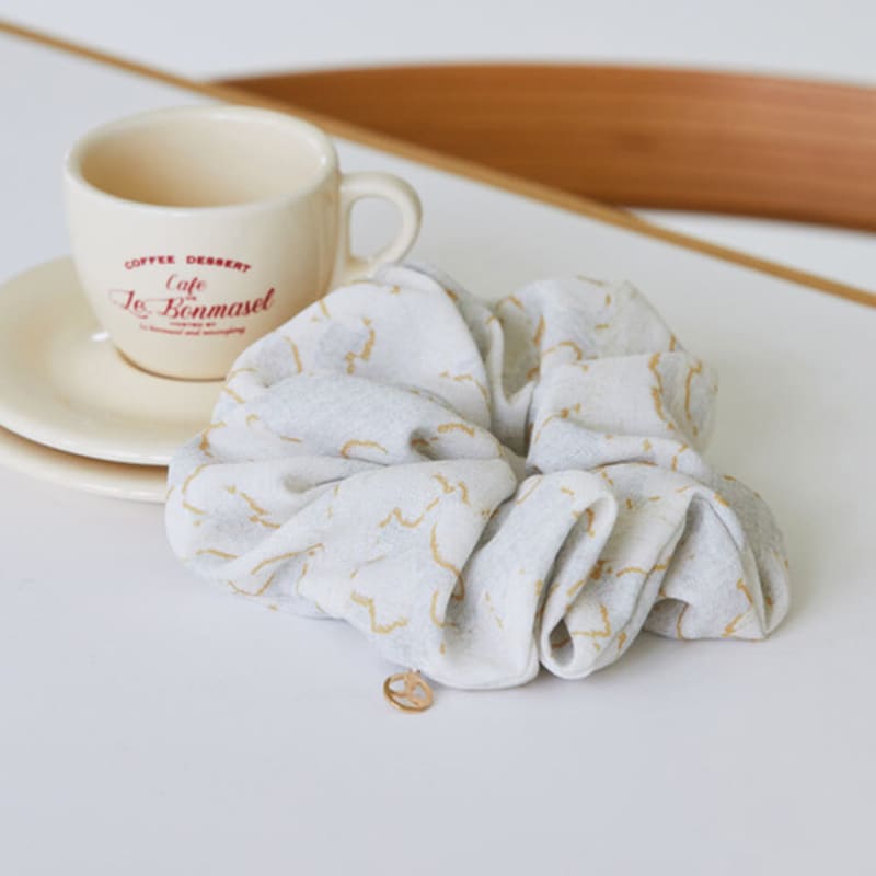 ANA MAISON Creamy Cloud Big Hair Scrunchie [PMHB-1422]