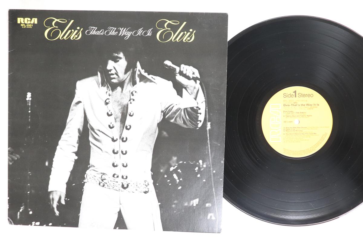 

LP Record ELVIS PRESLEY Elvis Thats The Way It Is RPL3501 RCA 1981 Japan Rock Used