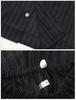 Kaituck Family Suimin Care Shijira Sizes 3L Black Men's Japanese-Made Pajamas, Yarn-Dyed Fabric, 100% Cotton, V-Neck, Black, Navy, Spring, Summer,