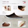 Slippers Designed for for Men and Indoor and for Room Dark [Frontier] Room's Walking, Women, Guests, Shoes, Brown, L, 25.0-27.0cm