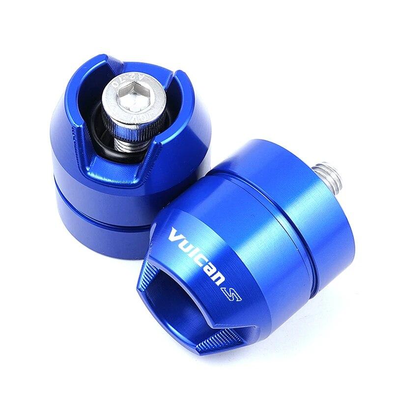 

Аксессуары для мотоциклов, ручки для руля, наконечники для KAWASAKI VULCAN S 650 s650 VN650 2015 2016 2017 2018 a pair ends blue