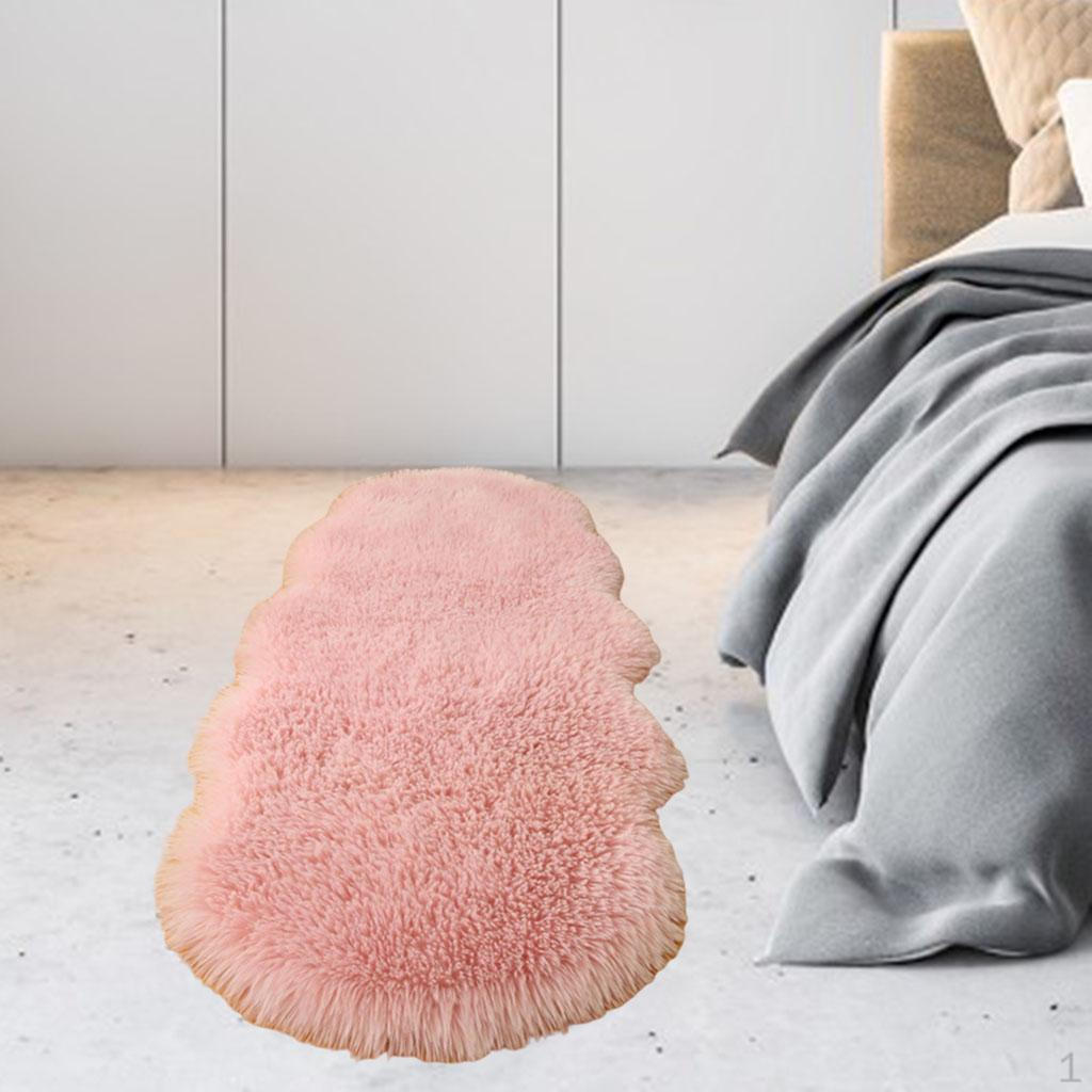 

, Polyester Carpet, Modern Area Rug Non Shaggy Floor Mat for Bedroom Kitchen Study Room 60x150cm_Pink
