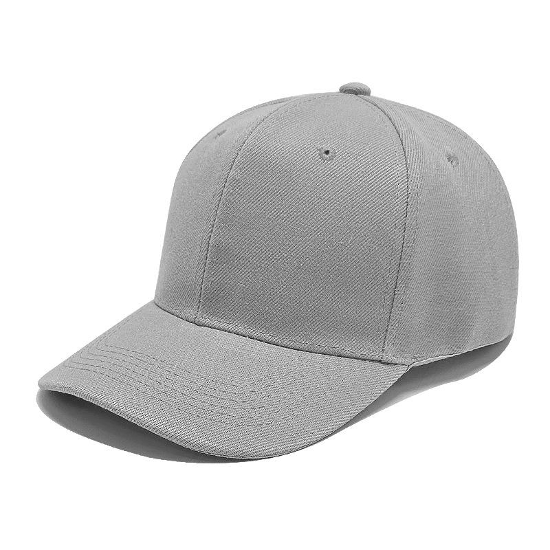 Six-piece Hair Green Solid Color Baseball Cap for Men and Women Baseball Caps Sun Protection