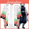 Unisex Demon Slayer Kimetsu No Yaiba Kochou Shinobu Cosplay Loose Haori Coat Tops For Halloween And Parties