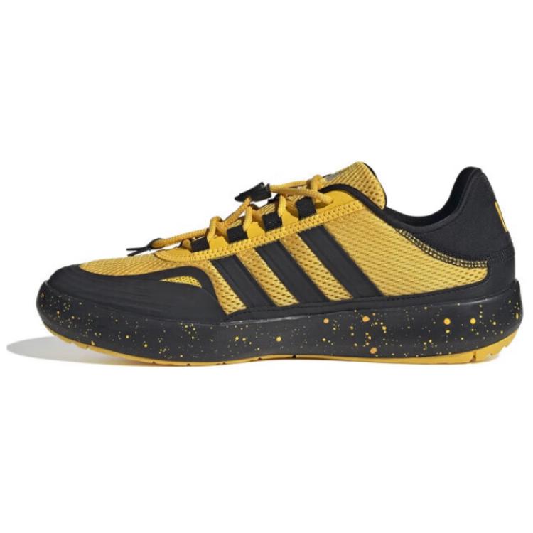 

Adidas Ramboat Lightweight Comfortable Durable Breathable Low-Top Running Shoes Unisex Running Shoes Black Yellow JH9746 42⅔