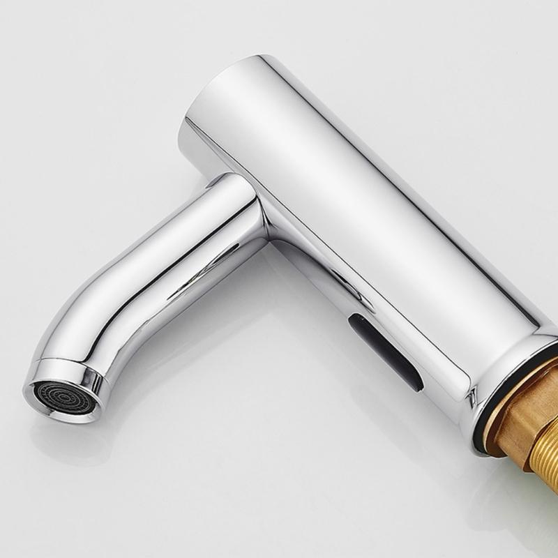 Contactless Sink Regulator Hygienic Automatic Activates Bathroom Spouts Battery Operated Control Unit Designs for Home