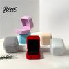 Elegant Ring Gift Soft Secure Box Portable Small Box Velvet Jewelry with Closure Lining Anti-Scratch Design Case for Wedding
