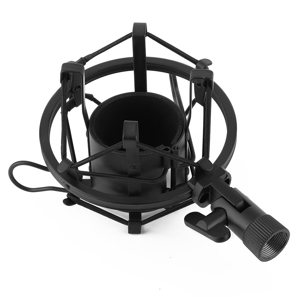 Microphone Metal Shock Mount Holder Clip for 43‑50mm Diameter Condenser Mic Studio Recording