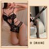 Purple Erotic Underwear, Sexy Lace Hollowed-out Suspenders Show Large Perspective, Free Backless Pajamas, Pure Desire Set