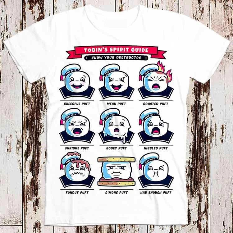 Stay Puft Ghostbusters Collage 80s Film Marshmellow Best Seller T Shirt 8627 S