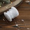 String Bead Xmas Tree Ornaments Transparent Colorful Christmas Scene Decor Props  Christmas