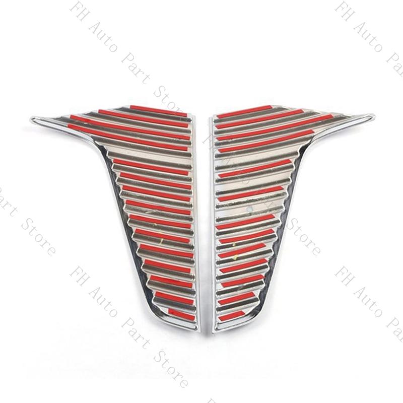 1Pair Front Bumper Fog Light Daytime Lamp Trim Grille Cover Frame Lid For Cadillac XT6 2020 2025 2025 2025