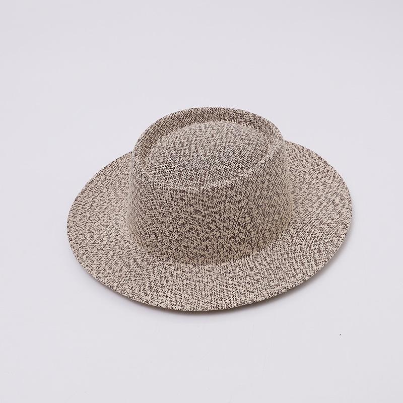 Fashionable Casual Wide Brim Jazz Hat Spring Summer New Style Outdoor Sun Protection Panama Straw Hat Versatile Casual Hat