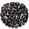50 Perle di Cristallo a Griffa Singola da Cucire a Mano Trapanino Accessori Fai da Te per Abbigliamento Accessori Matrimonio Trapanino a Griffa da Cucire a Mano con Fori Perline Strass da Cucire