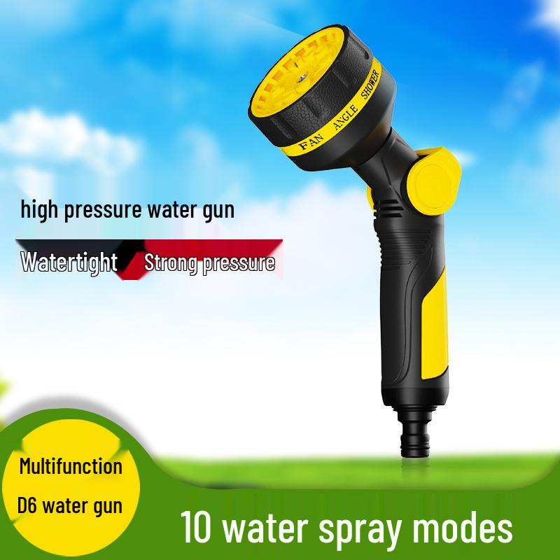 New High-Pressure Rubber Coated Garden Watering & Car Wash Gun