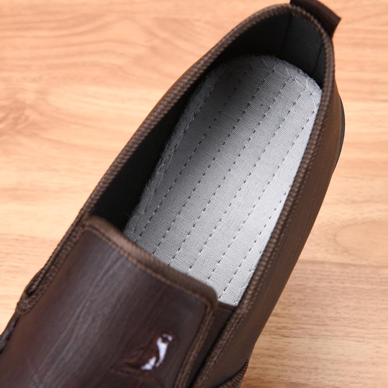 Men's Waterproof Leather Non-Slip Casual Shoes for Spring/Summer - Chef/Hotel Work Friendly