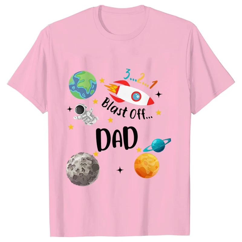 Space Birthday Shirt Planets Rocket Ship Astronaut Birthday Party Tshirts Space Birthday T-Shirt Family Suit Space Tees Clothes