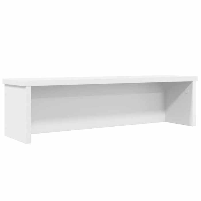 VidaXL Étagère de cuisine empilable blanc 50x15x16cm bois d'ingénierie, étagère de rangement de cuisine, organiseur 860481
