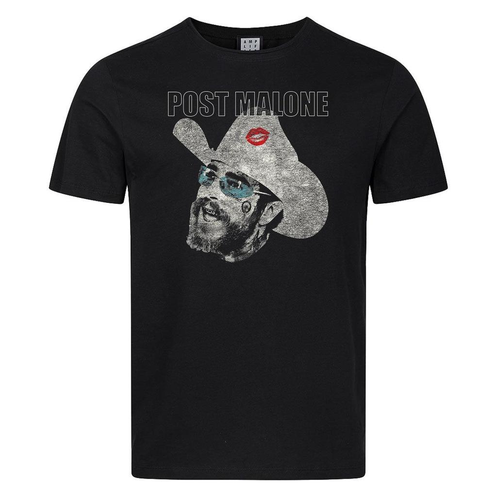 Amplified Mens Cowboy Kiss Post Malone T-Shirt