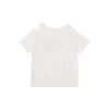 Lap Shoulder SpliT LeTTering ShorT Sleeve T shirT as2cT420