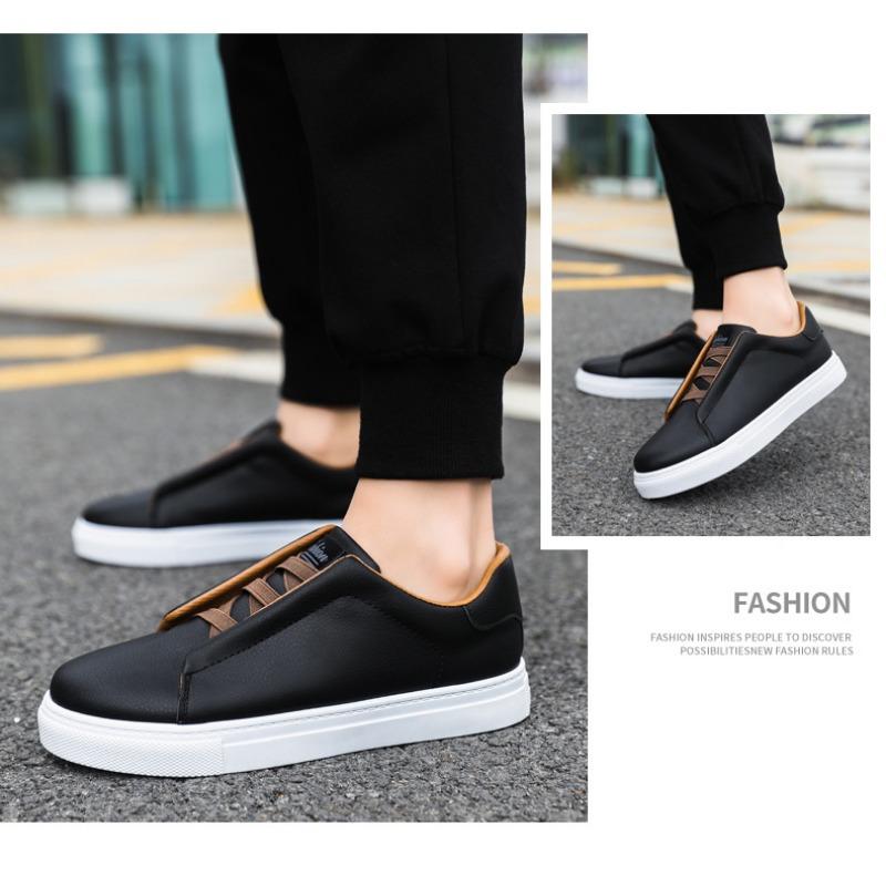 Men's Solid Color Board Shoes, Comfortable, Non Slip, Durable Sports Shoes