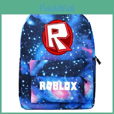 Školní batoh Roblox s hvězdným pozadím a velkou kapacitou pro studenty