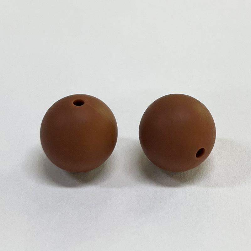 15mm Macaron Silicone Round Beads for Baby DIY Pacifier Chains