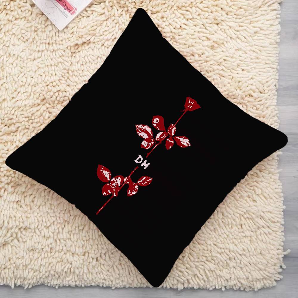 Band D-depeches black Mode  Pillowcases cushion covers living room sofas home decor gifts